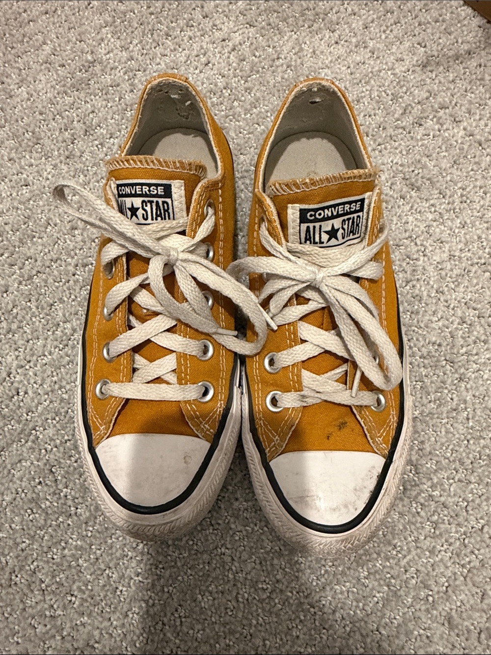 Converse Low Top Sneakers - Mustard Yellow
